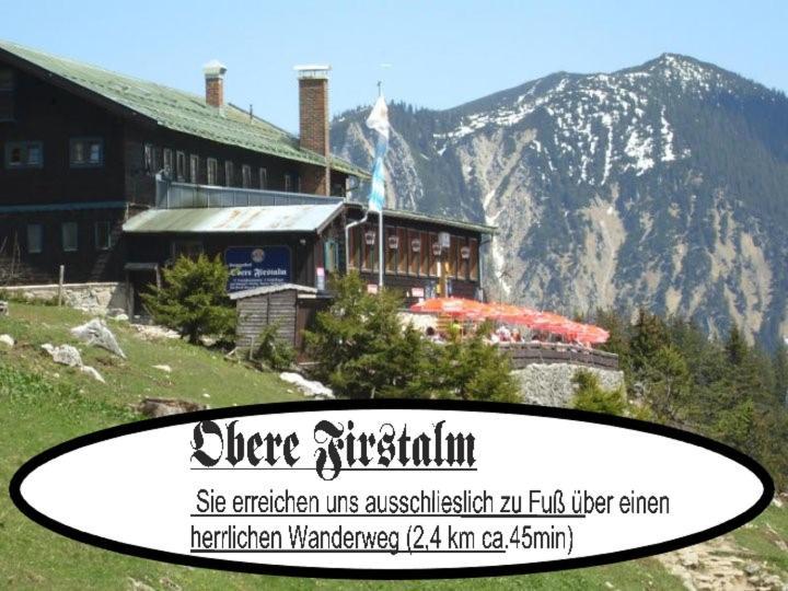 Berggasthof Obere Firstalm Schliersee Dış mekan fotoğraf
